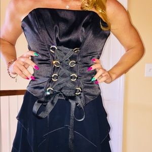 🆕Jessica McClintock black jeweled cocktail dress